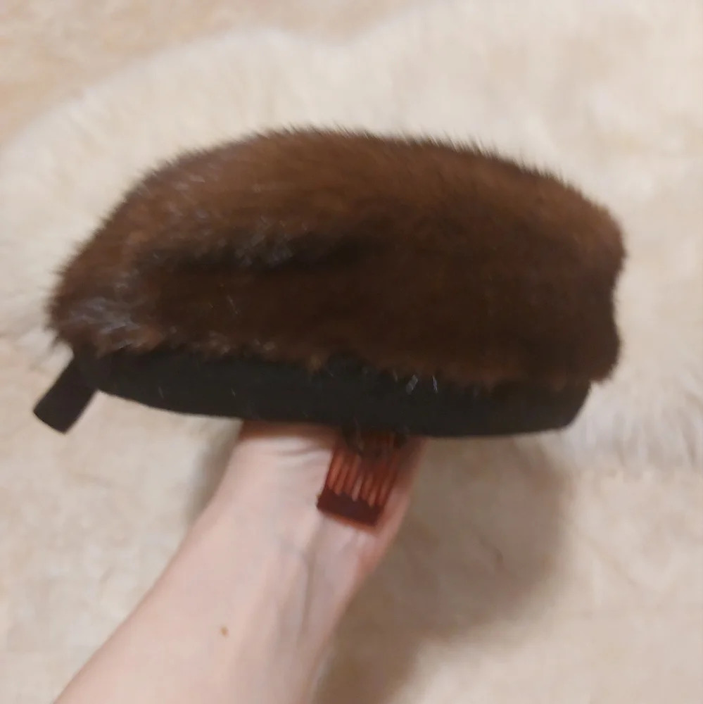 Vintage mink Bergdorf  Goodman hat